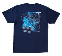 Deconstructed (Navy/Blue)
